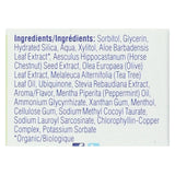 Kiss My Face gel dental menta, empaque visible, aporta frescura y cuidado bucal
