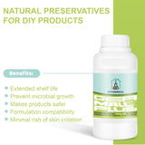 Pote de crema con Germall Plus, preservando consistencia y aroma.