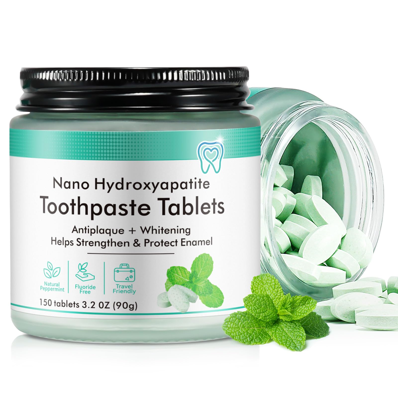 KITNOBLIS tableta dental de menta natural para frescura diaria