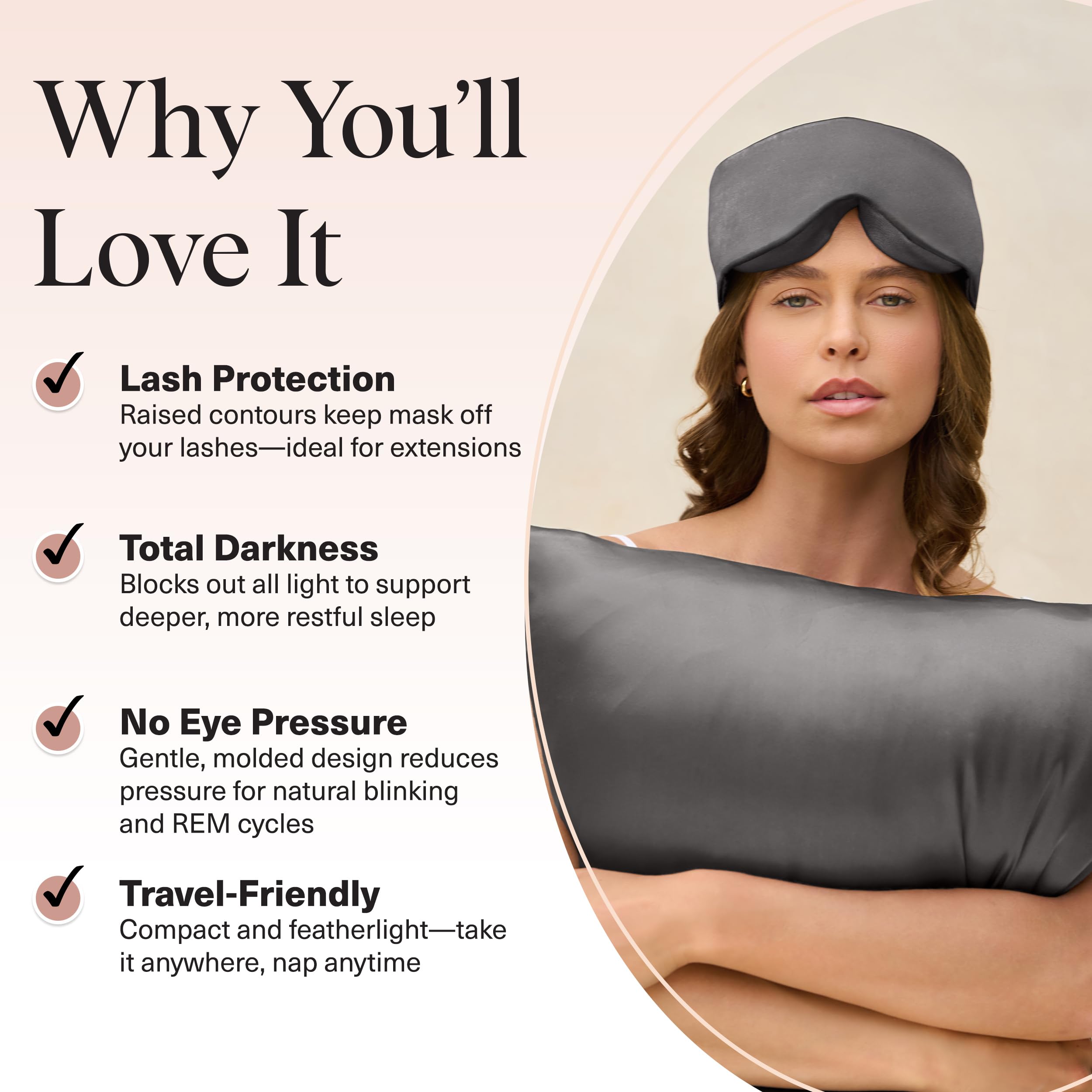 Kitsch antifaz ojos sin presión para pestañas y extensiones.