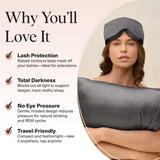 Kitsch antifaz ojos sin presión para pestañas y extensiones.