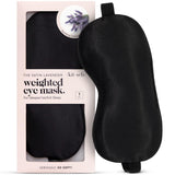 Kitsch mascarilla peso dormir lavanda bloquea la luz para descanso suave.