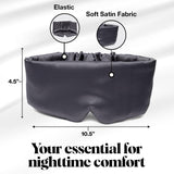 Kitsch máscara satén suave para piel sensible, comodidad nocturna para dormir