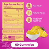 Gominola de piña, KITTYQUEEN Slippery Kitty, sabor agradable para tu rutina.