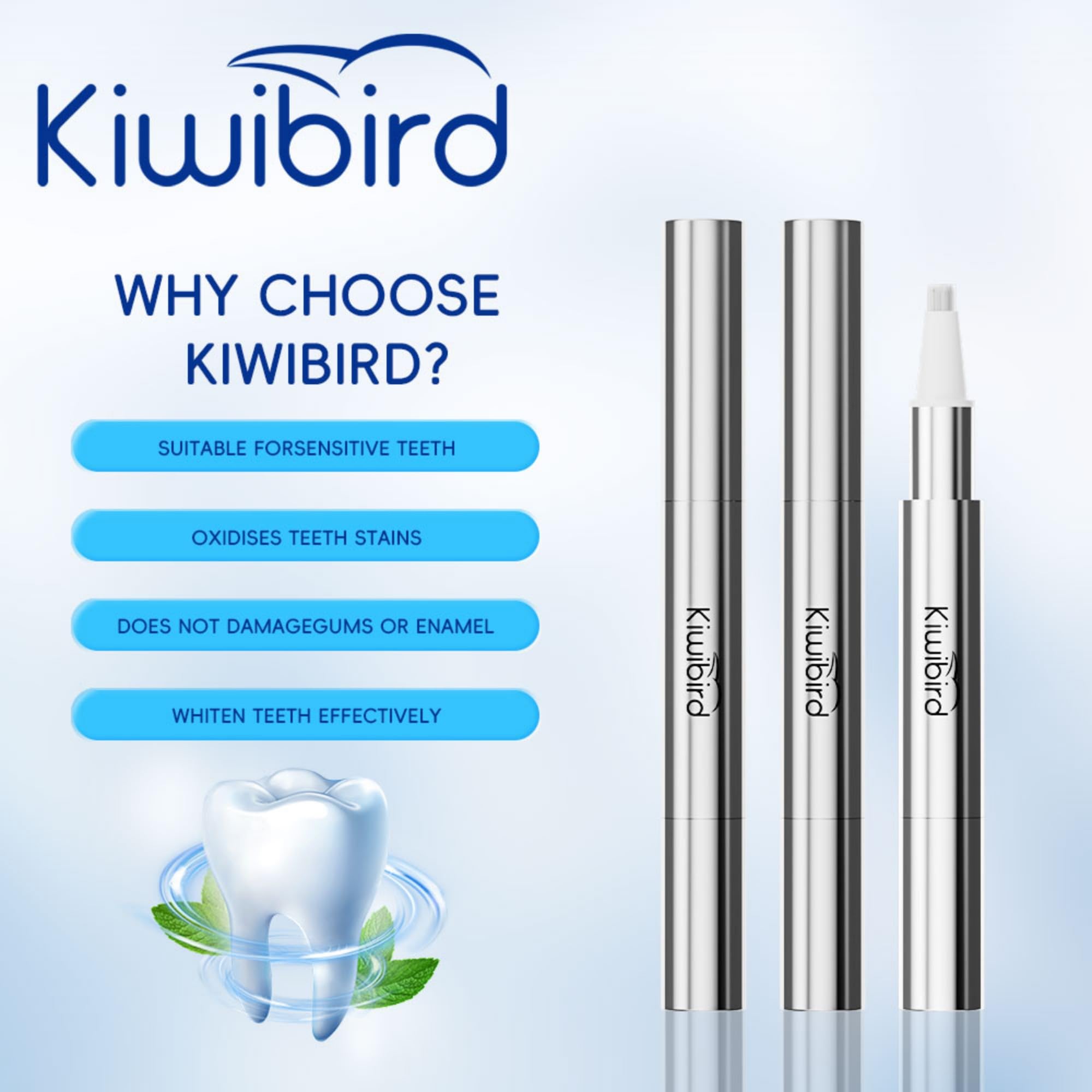 KIWIBIRD dispositivo IPX7 resistente al agua para enjuagues seguros