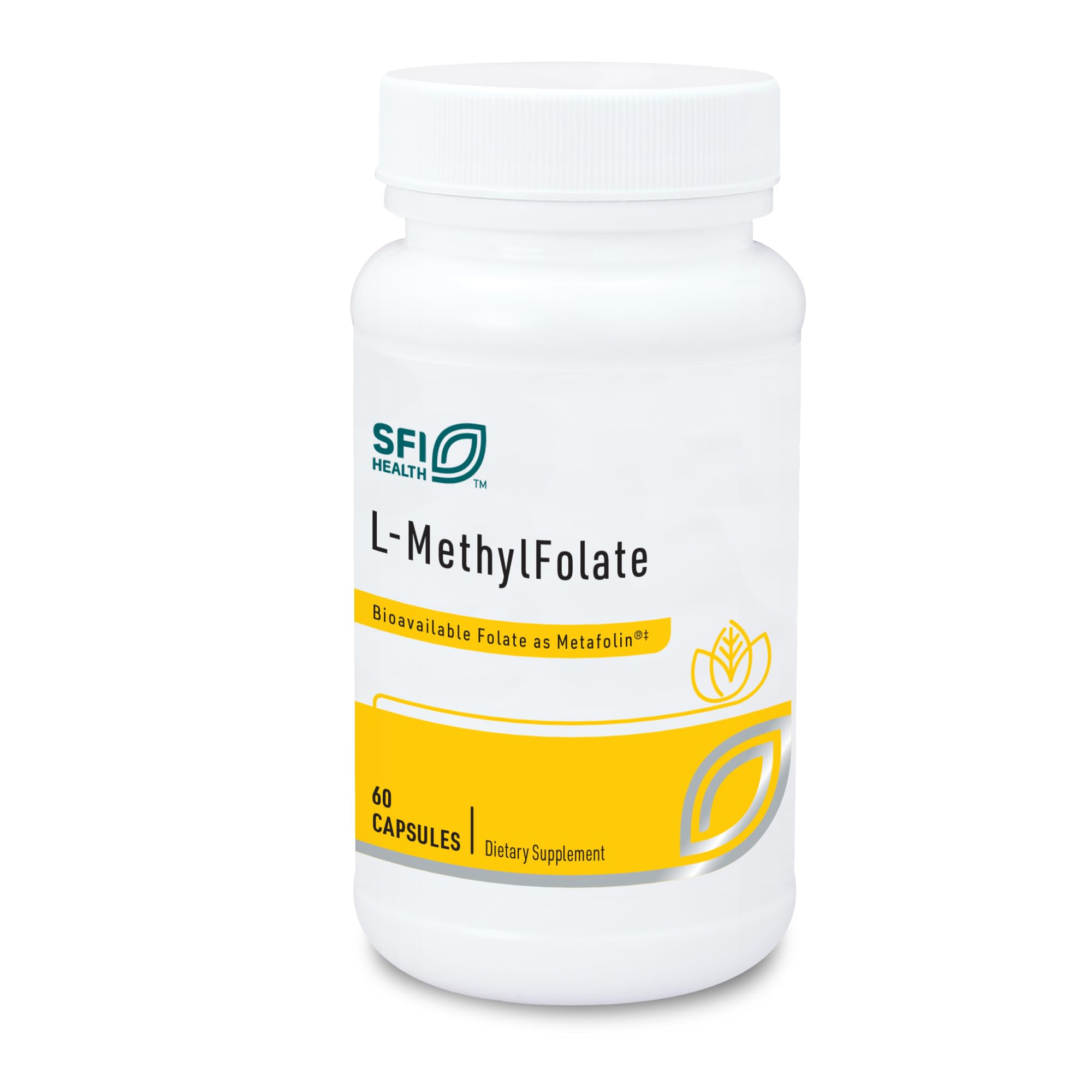 Klaire L-Methylfolate en envase de cápsulas, alta biodisponibilidad para el día a día.