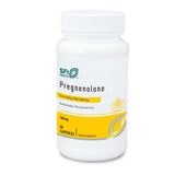 Klaire Labs Pregnenolona de SFI Health, bote frontal, posible apoyo a la energía diaria.