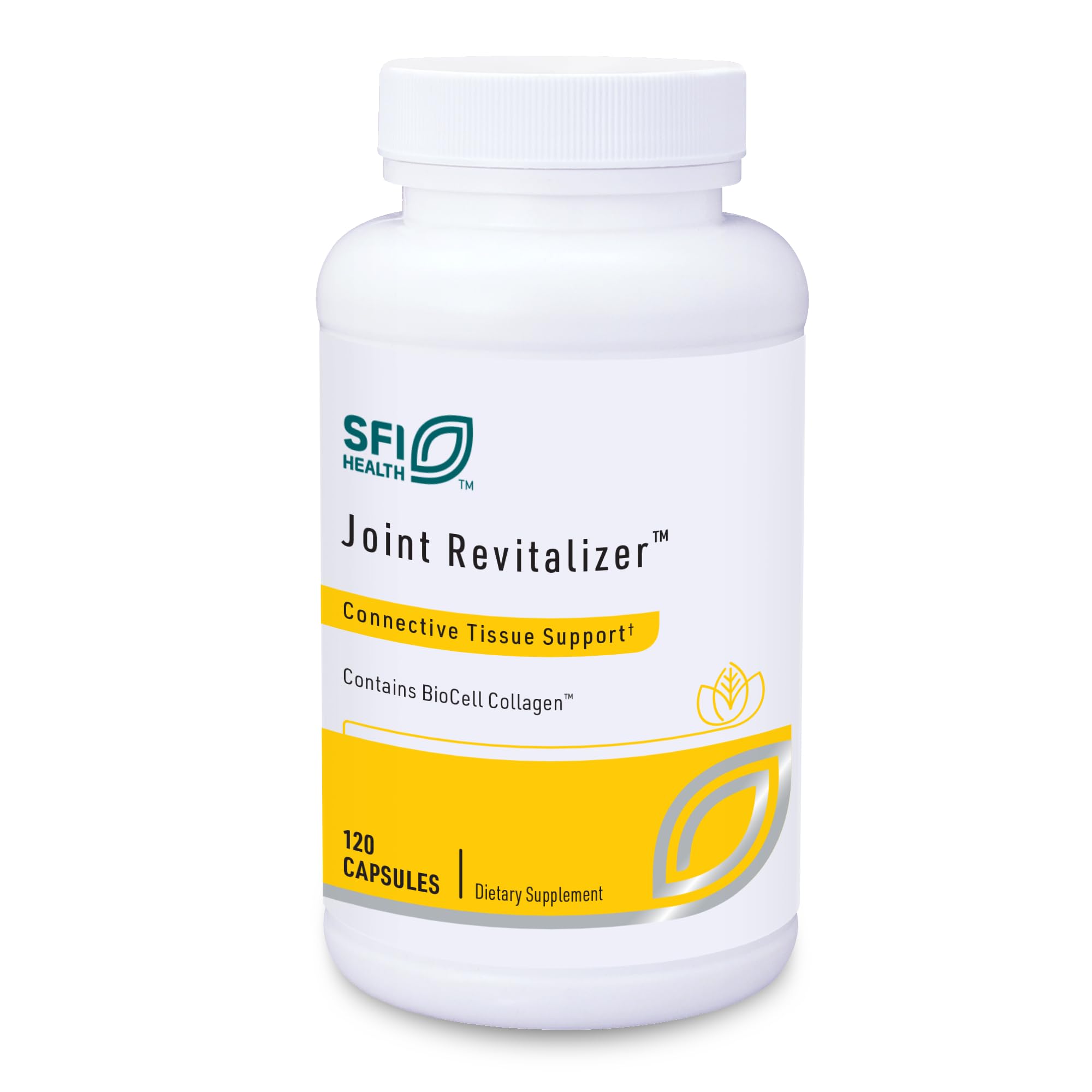 Klaire Labs Revitalizador de Articulaciones, botella visible, podría apoyar el tejido conectivo.