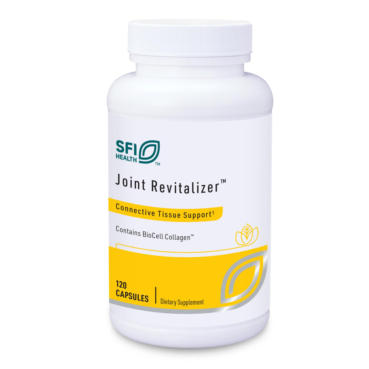Klaire Labs Revitalizador de Articulaciones, botella visible, podría apoyar el tejido conectivo.