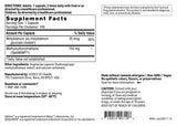 Klaire Labs SFI Health MSM 750 dosis diaria: 750 mg por cápsula