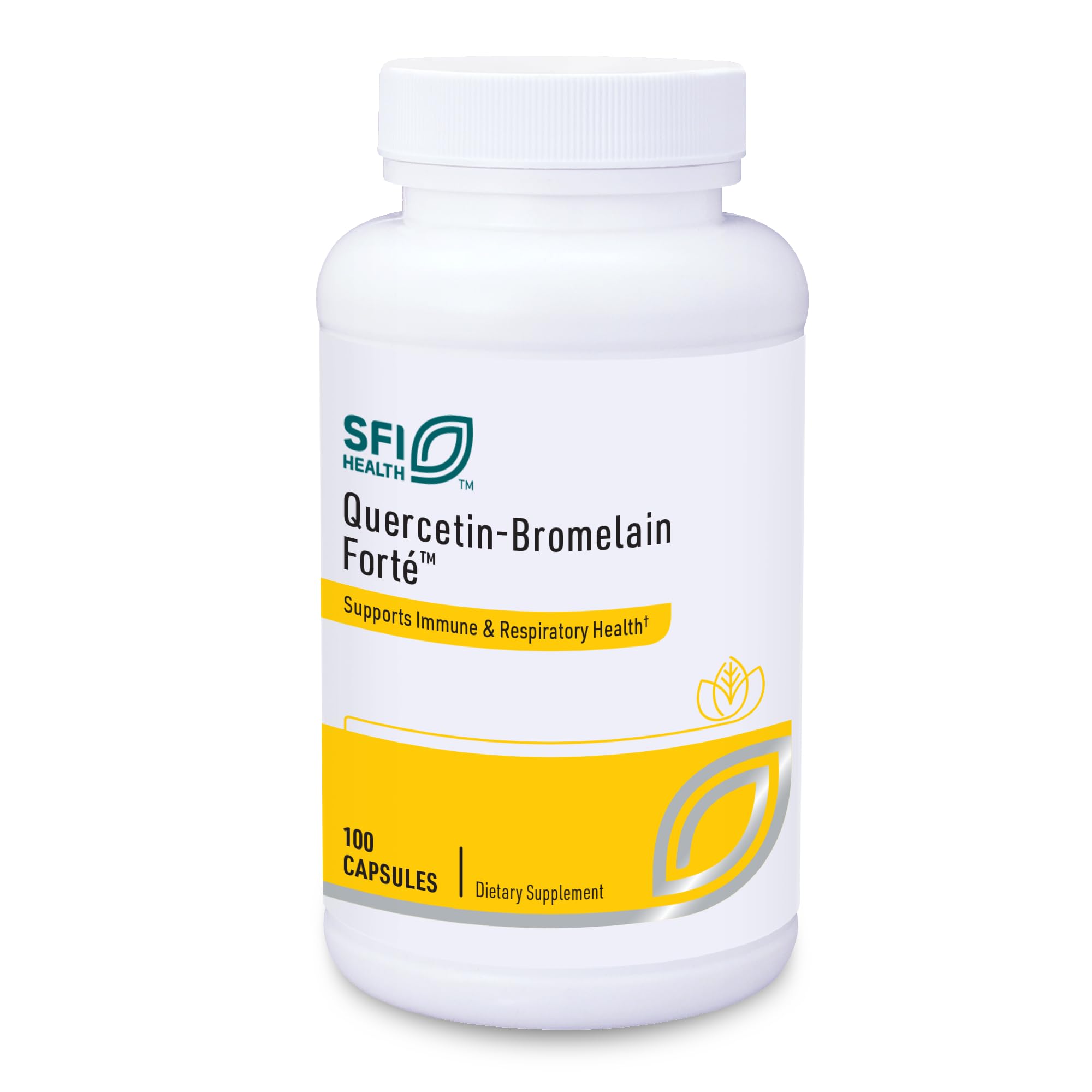 Klaire Labs SFI Health Quercetin-Bromelain Forte, botella con cápsulas, apoyo a la respuesta inmunitaria