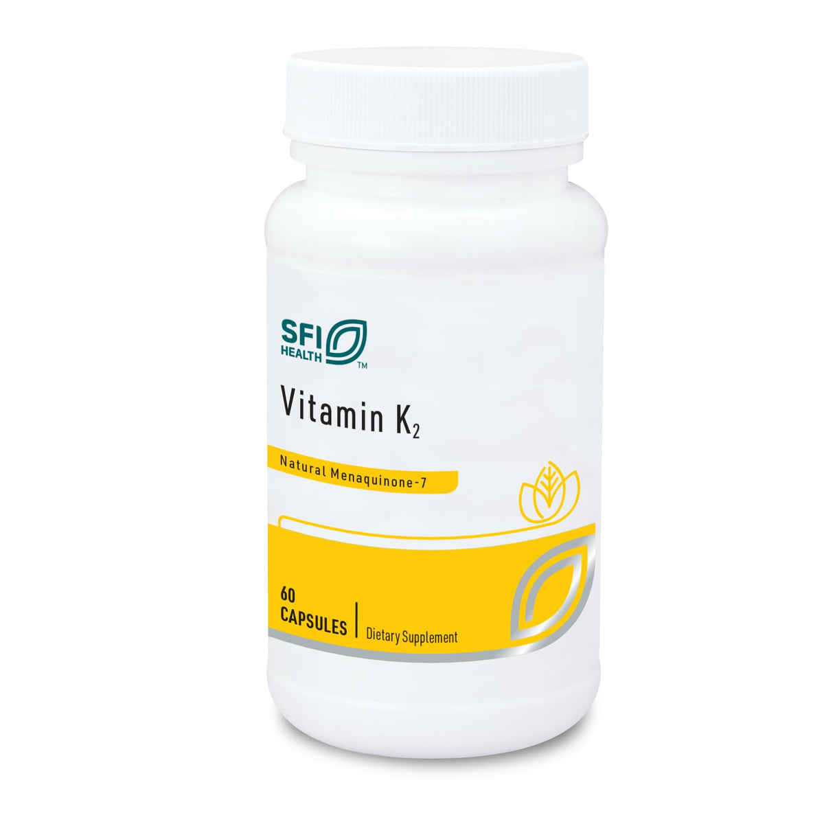 Klaire Labs SFI Health cápsulas MK-7 para uso diario.
