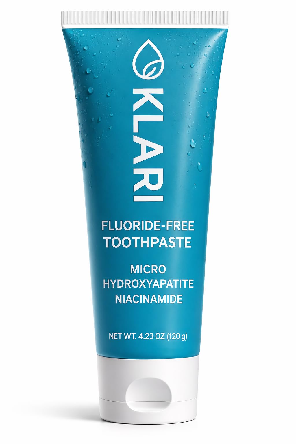 KLARI pasta dental con hidroxiapatita micro en tubo para remineralización suave.