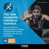 Klean Athlete aminoacidos esenciales + HMB, dosis diaria para uso regular.