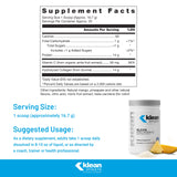 Etiqueta de Klean Collagen+C destacando vitamina C y colágeno.