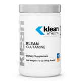 Klean Glutamine en envase plástico para uso diario y apoyo potencial a la recuperación.