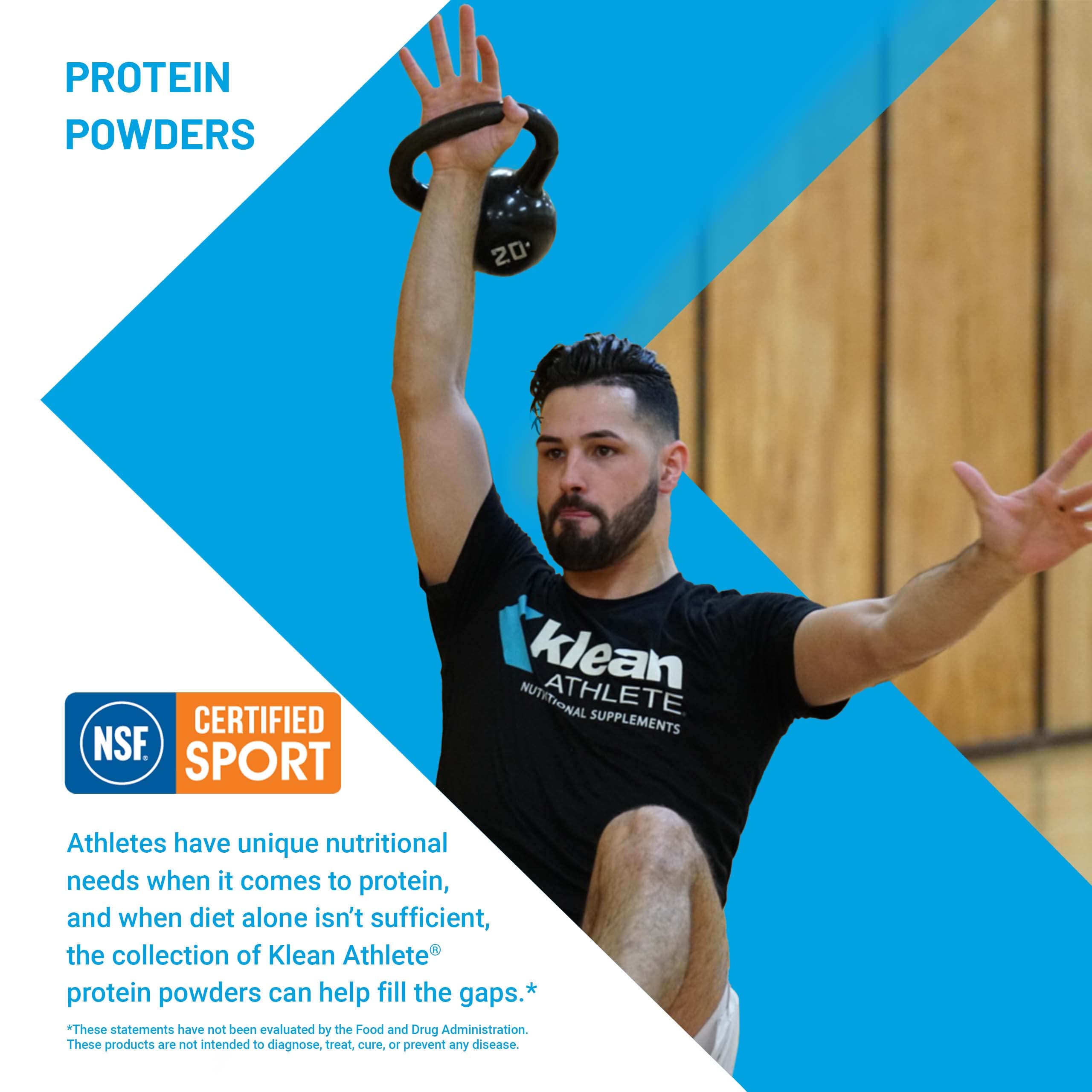 Certificado por NSF para deporte, opción confiable para atletas.