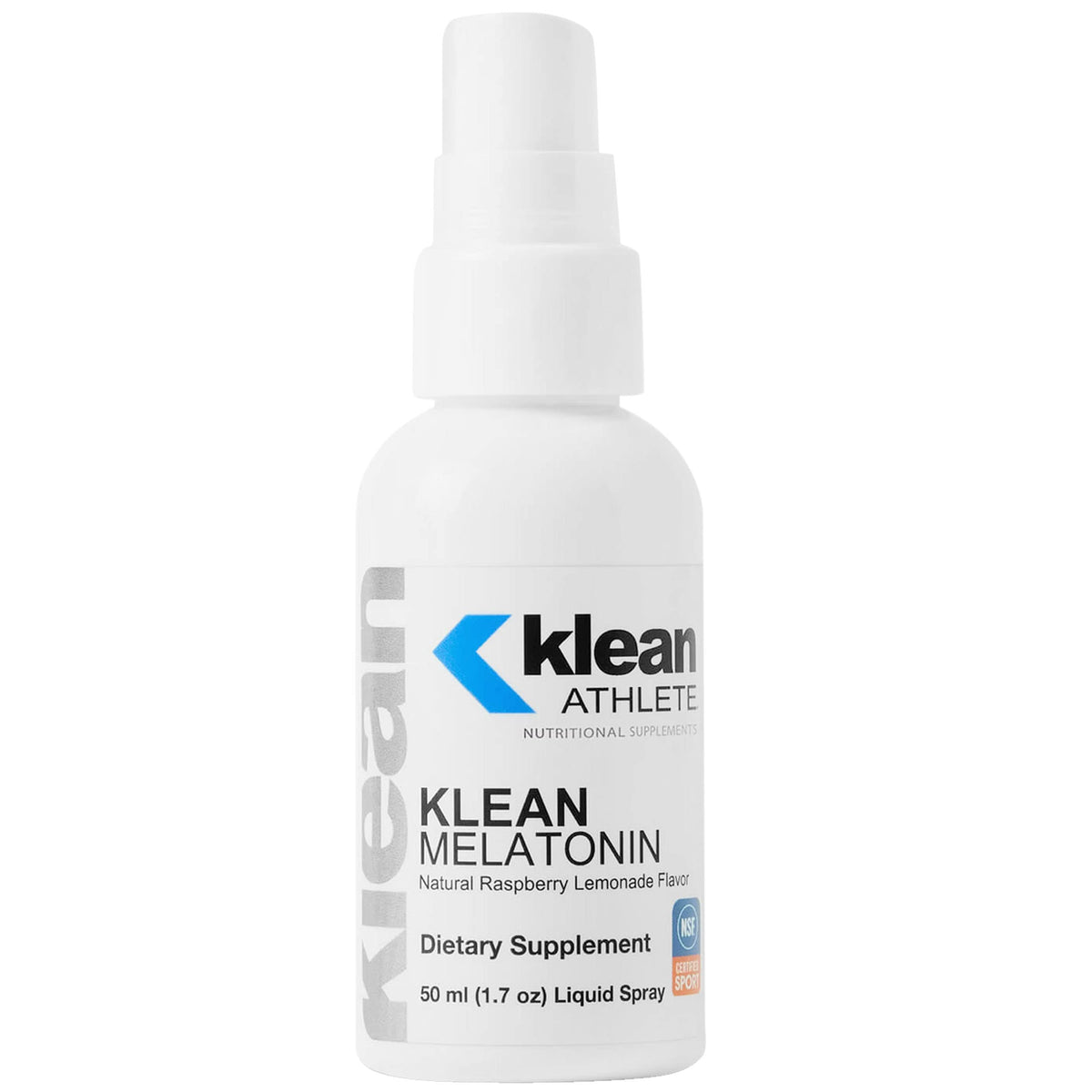 Klean Athlete Melatonina en spray con sabor frambuesa-limón para facilitar el sueño.