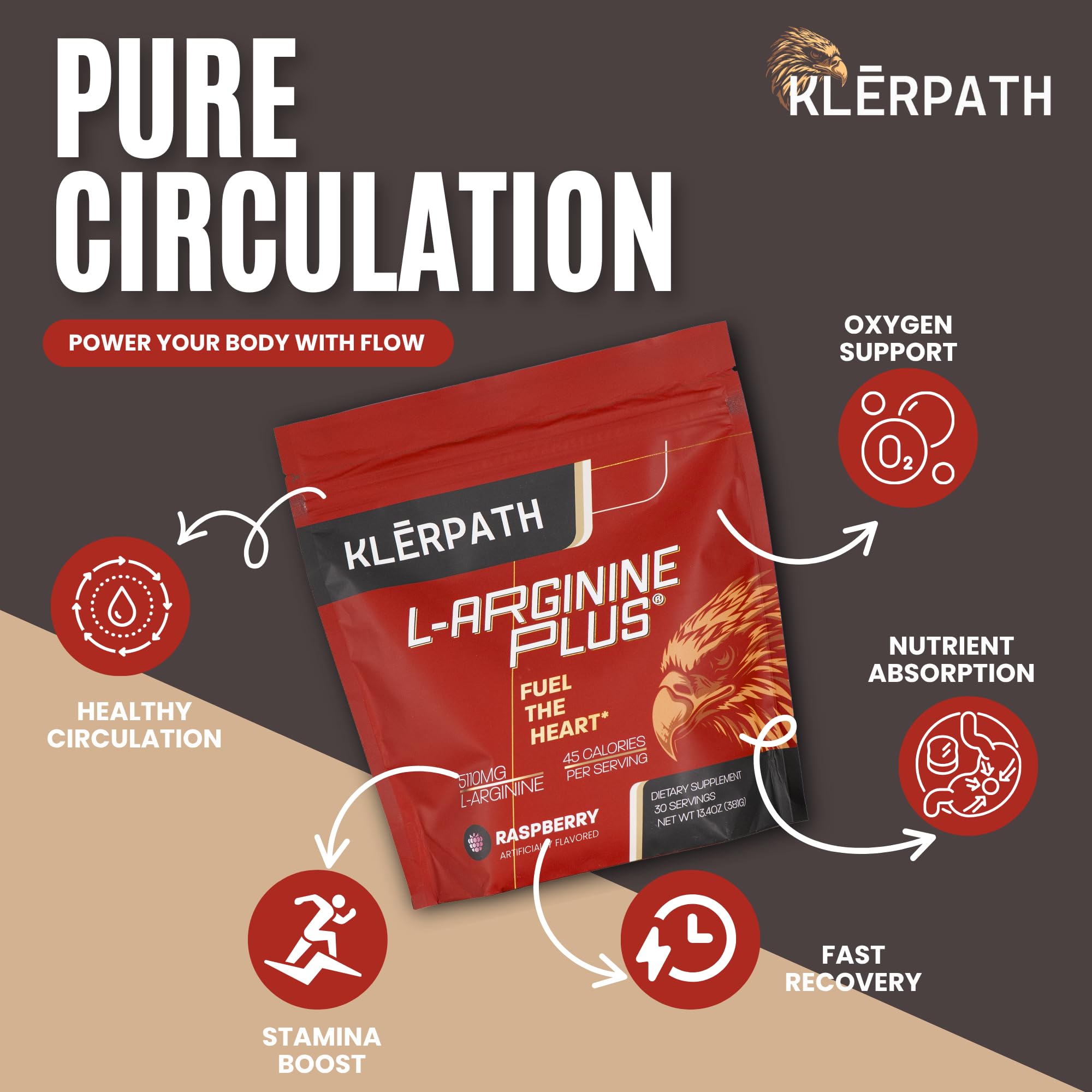 Klerpath Vitaminas y minerales apoyan el cardio y la vitalidad diaria.