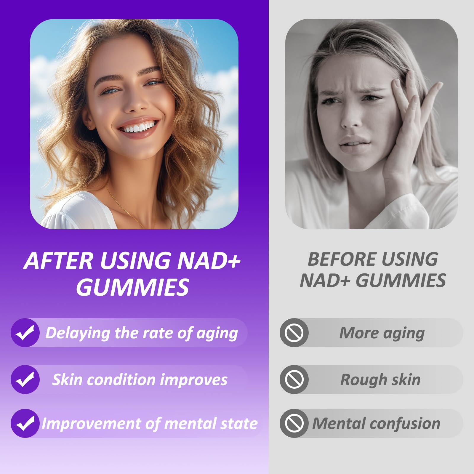 Klinovium NAD Gummies textura suave, se tragan fácilmente sin malestar.