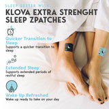 Parche Klova Sueño en la piel, adherencia fácil y segura.