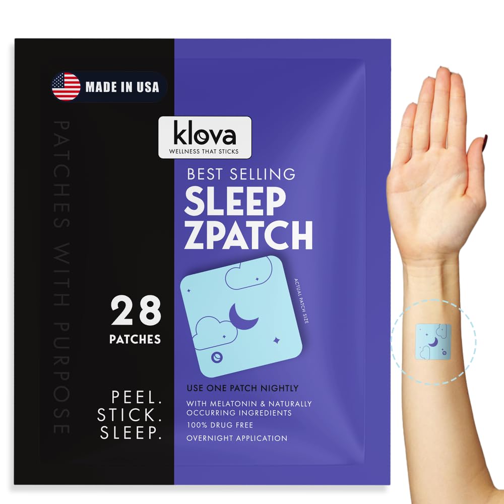 Klova ZSleep Parches: aplicación nocturna para facilitar el sueño.