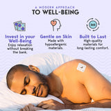 Klova ZSleep Parches brindan efecto relajante para dormir mejor.
