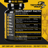 Cápsulas diarias Knight Wolf Supps, dosis fácil de tomar.