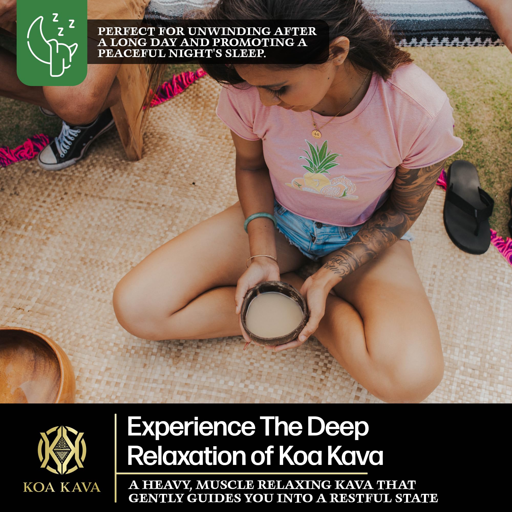 Cultivo de plantas de Koa Kava para calidad tradicional.