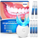KOAEO kit de blanqueamiento con LED para uso en casa y posibles resultados