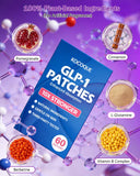 KOCCQUE GLP-1 parche para piel sensible con adhesión duradera