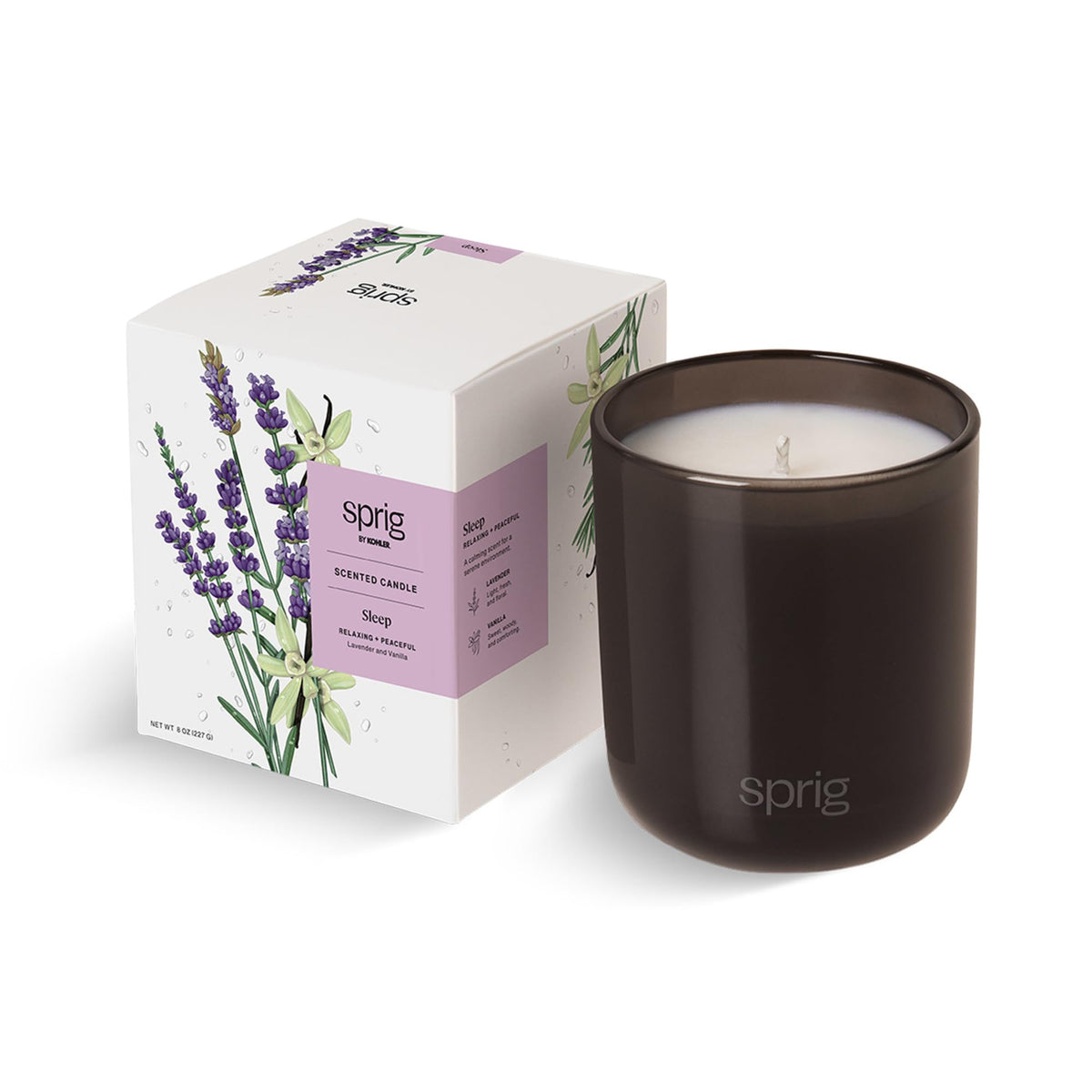 Kohler Sprig vela Lavanda y vainilla para un ambiente relajante