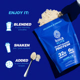 Etiqueta nutricional de Koia Elite con 21 vitaminas y minerales