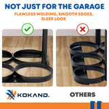 KOKAND porta-tanque para cilindros E, D, M9 y C, compatibilidad clara.