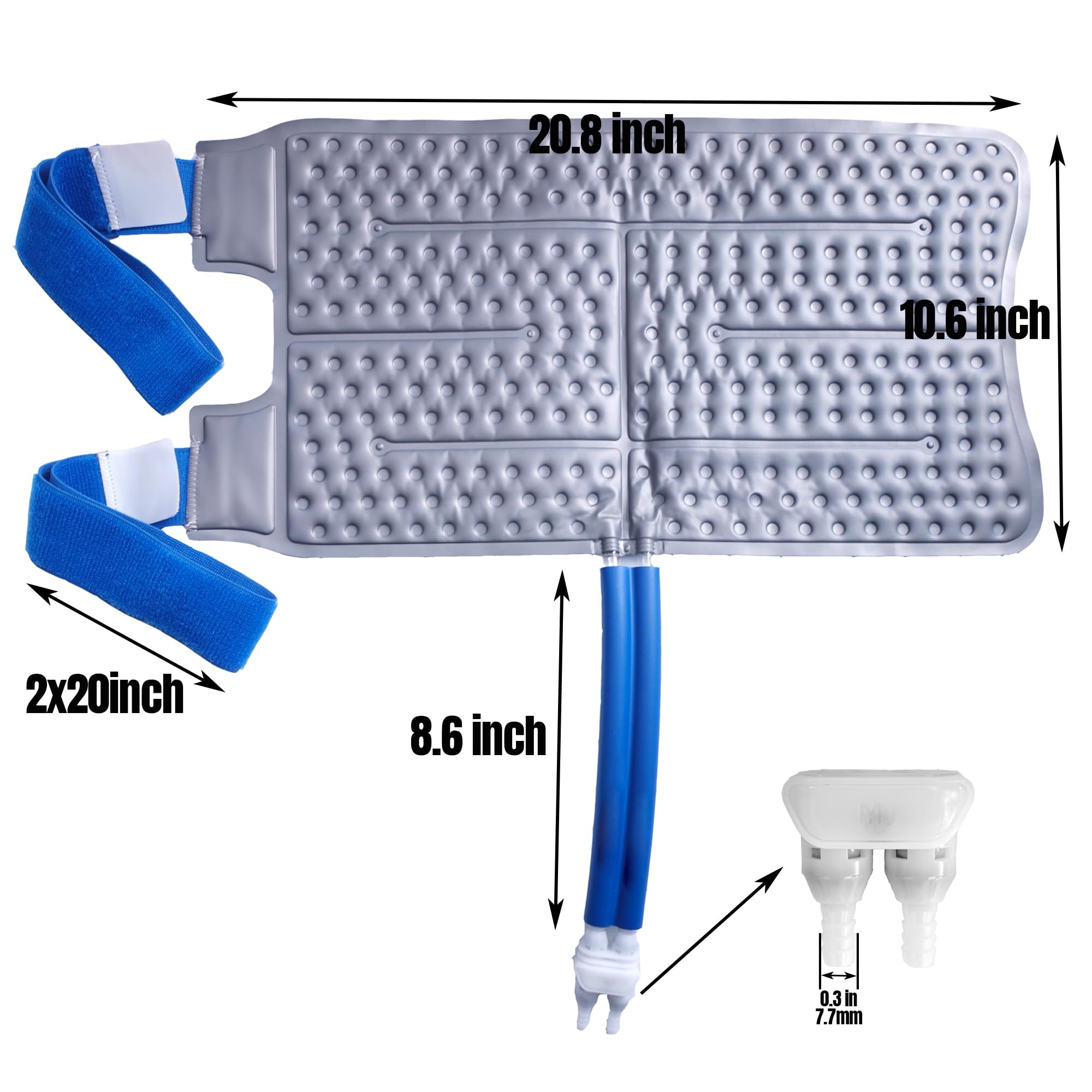 Kokoslo XL Pad mide 52,8 x 27 cm para cobertura amplia