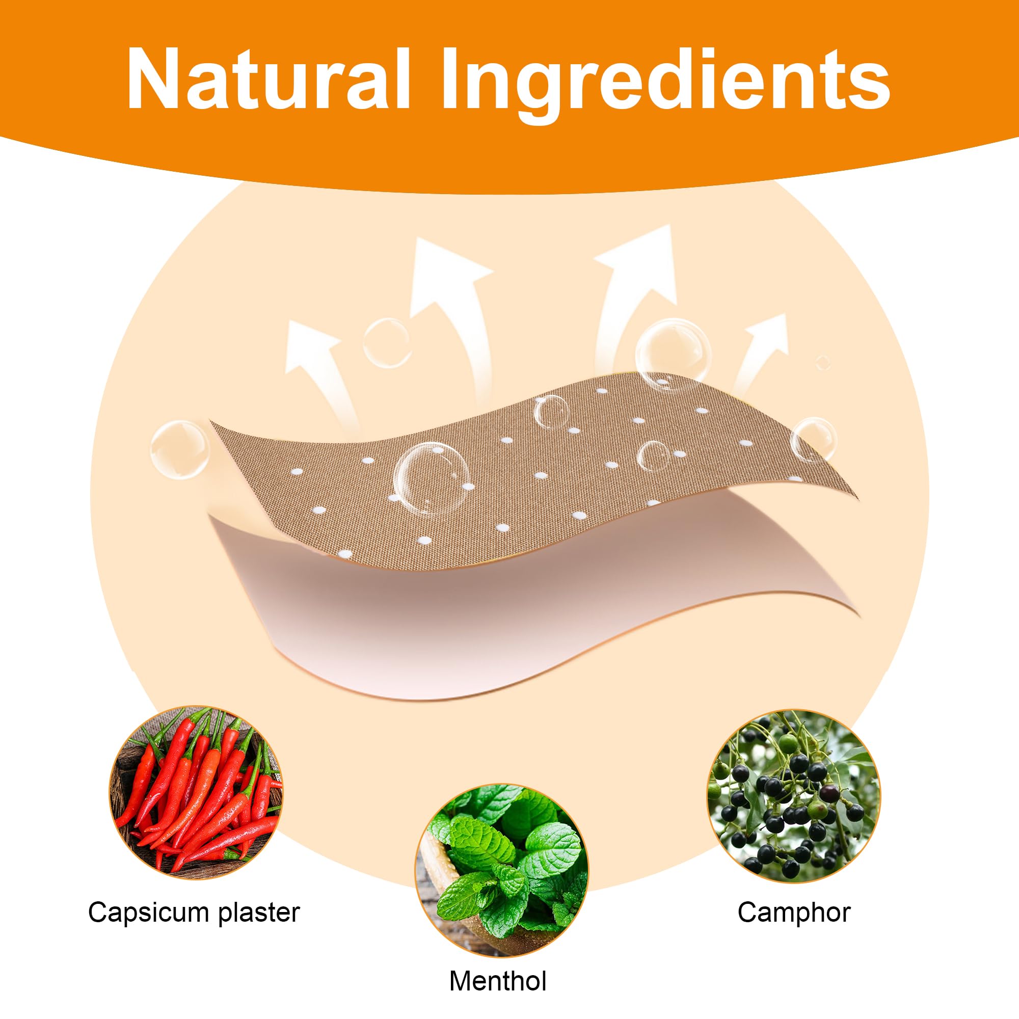 KONGDY parches ingredientes: capsaicina, alcanfor y mentol