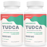 KoNefancy TUDCA, botella detalle: cápsulas veganas para apoyo hepático.