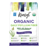 Konsyl psyllium husk en polvo en envase de 12 onzas para mayor comodidad