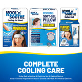 Kool 'n' Soothe Migraña: empaque con dos sachets y dos hojas por sachet.