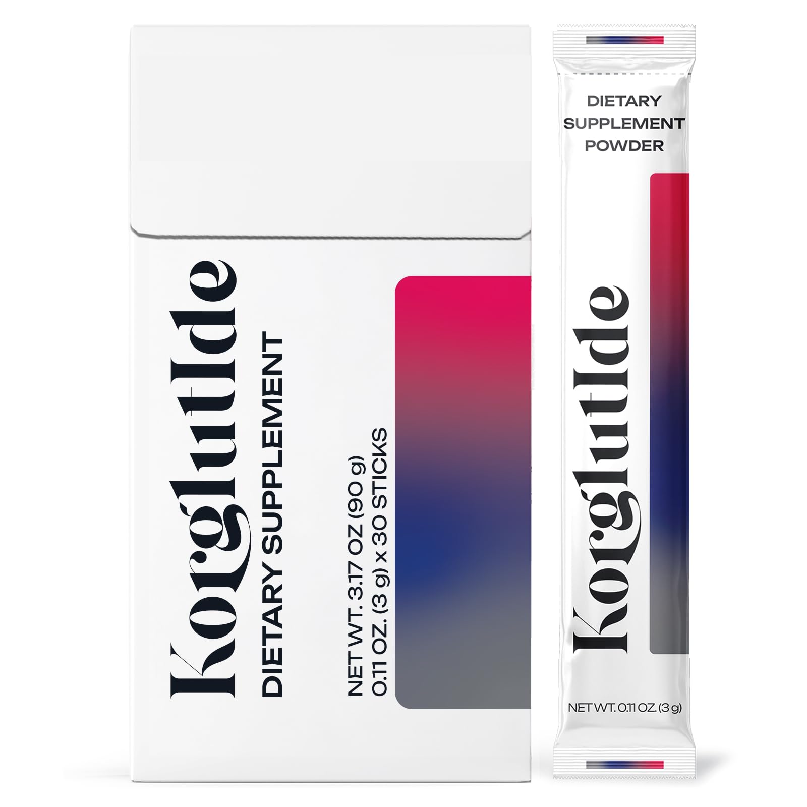 Korglutide, caja de polvo diario, apoyo a la saciedad suave.