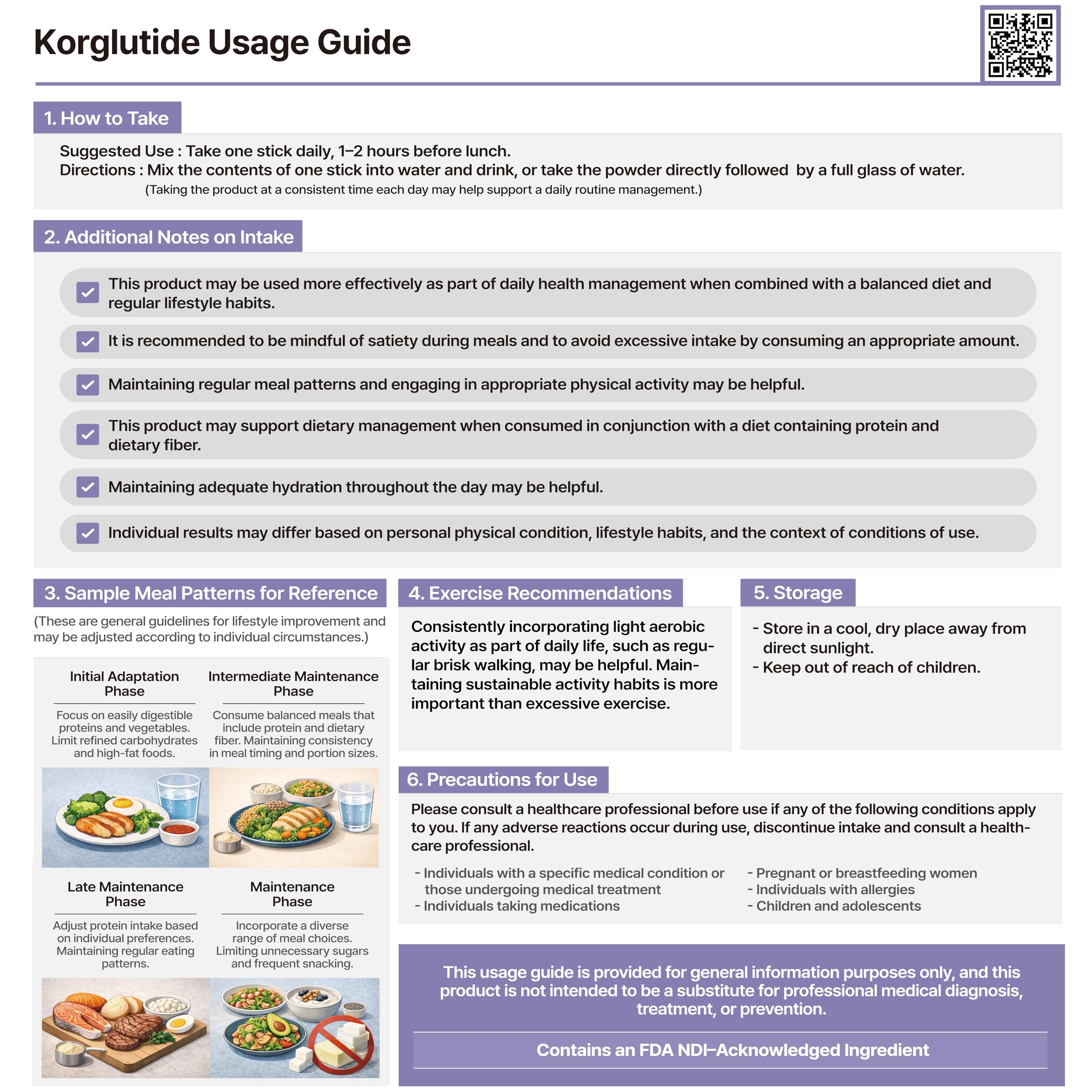 Korglutide, mezcla en vaso, consumo rápido y sencillo.