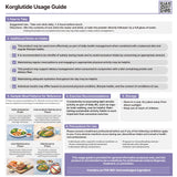 Korglutide, mezcla en vaso, consumo rápido y sencillo.