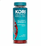 Kori Krill cápsulas Omega-3: apoyo diario para la salud general.