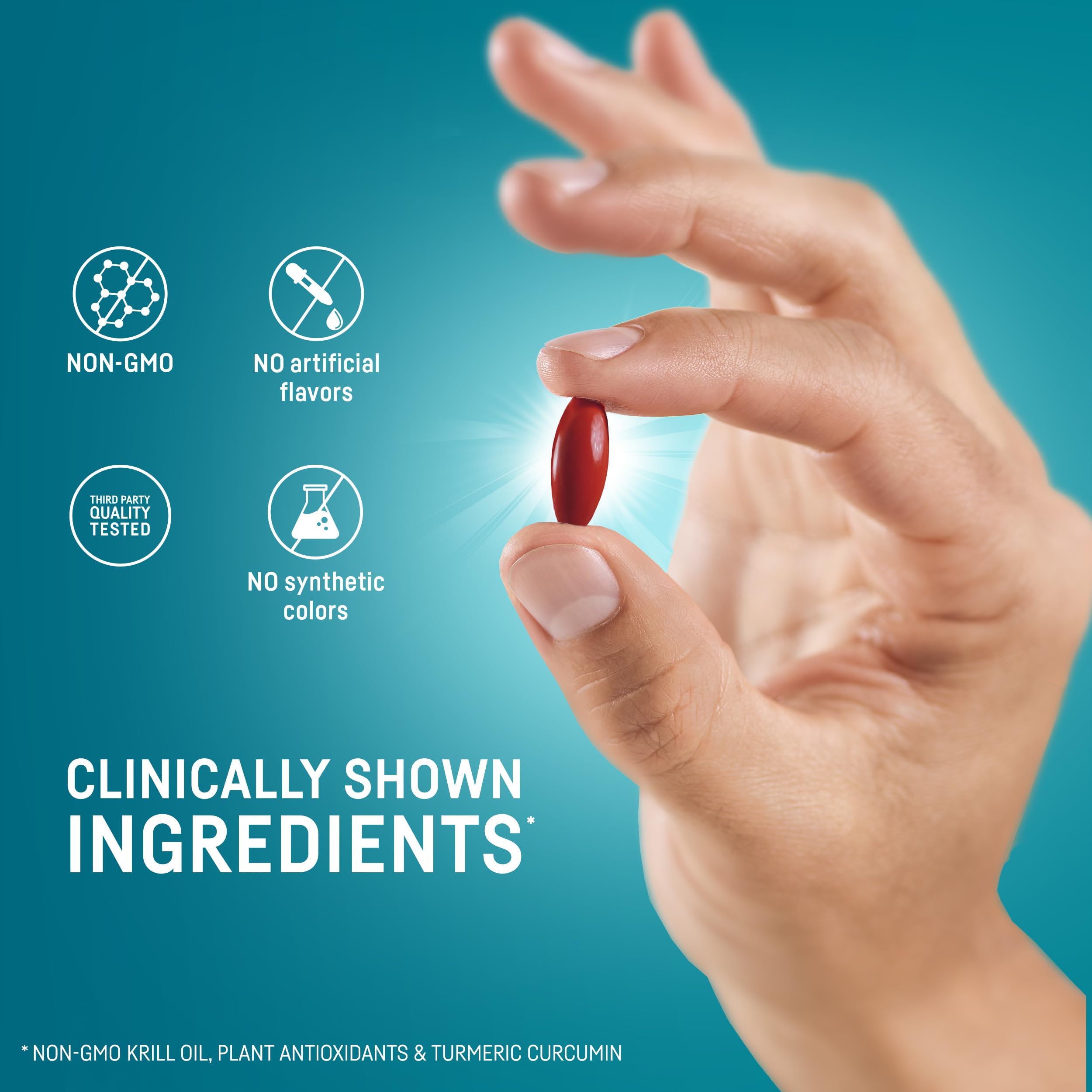 Kori Krill fórmula nootrópica, cápsulas para apoyo cognitivo y claridad mental.