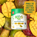 KOS Mango Greens 17 superfoods, fibra incluida para digestión