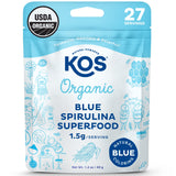 KOS polvo espirulina azul orgánica, colorante natural para batidos nutritivos