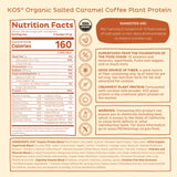 Kos proteína vegana cremosidad, textura suave para bebidas y snacks.