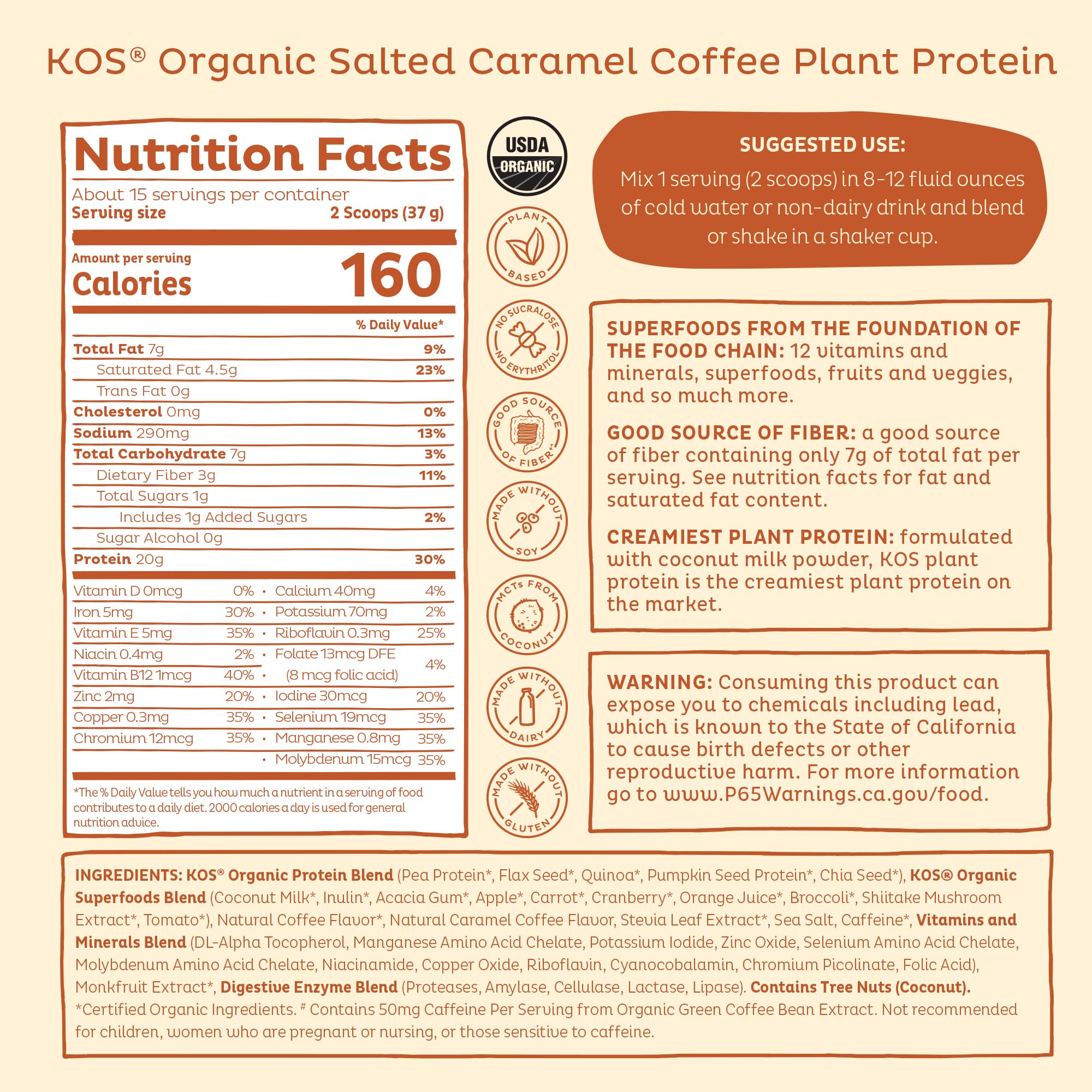 Apto para dieta keto y sin lactosa