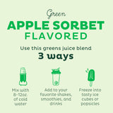 KOS Super Greens sabor manzana brinda experiencia fresca al beber
