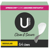 Kotex Lightdays Liners Regular, cobertura delgada para discreción y comodidad.